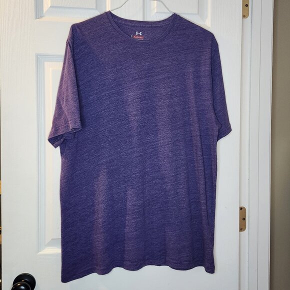 2XL Mens Purple Under Armour Tee - Picture 1 of 6